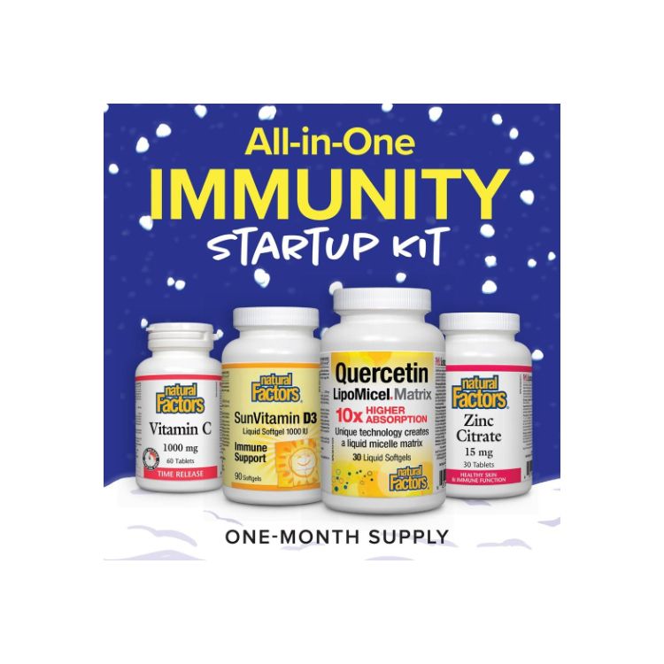 Natural Factors, Immunity Starter Kit, One-month Supply - Natural Factors | Lifeplus Natural Health