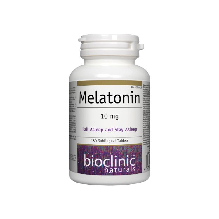 Bioclinic Naturals, Melatonin, 10mg, 180 Sublingual Tablets - Bioclinic Naturals | Lifeplus Natural Health