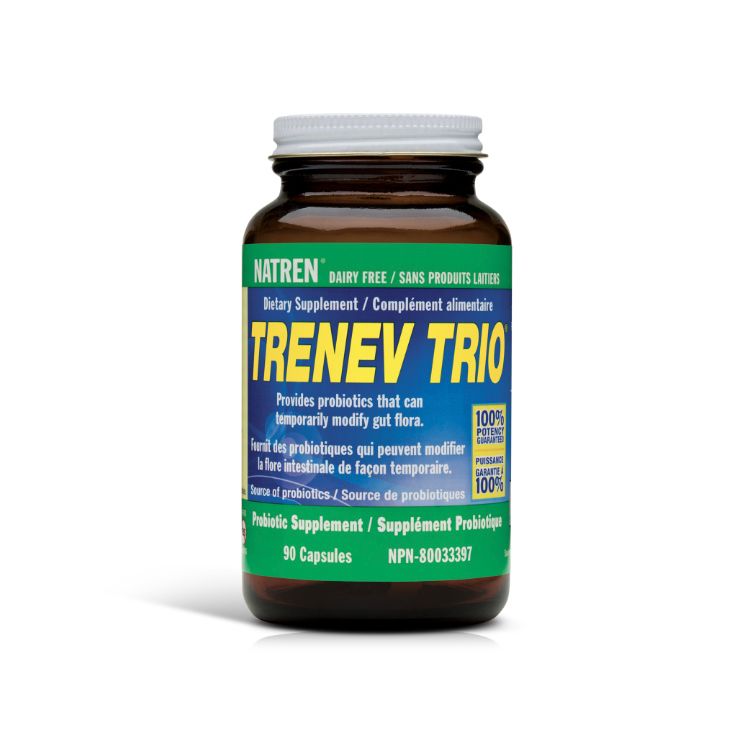 Natren Pro, Trenev Trio®, 3 Probiotic Super Strains, 30 Billion CFU, 90 caps - Natren | Lifeplus Natural Health