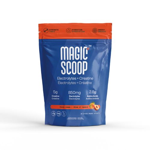 Magic Sccop, Electrolyte+Creatine, Peach Mango, 20 Stick Packs