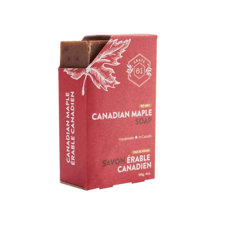 Crate 61 Organic, Bar Soap, Canadian Maple, 110g - Crate 61 Organics | Lifeplus Natural Health
