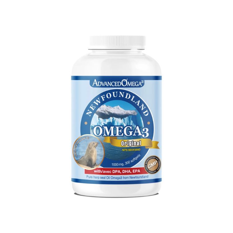 加拿大Advanced Omega 100%纯竖琴海豹油 1000mg/300粒 所含EPA/DPA/DHA达同级产品1.3倍 养护心血管 - Advanced Omega | 加拿大生活加
