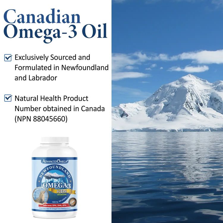 加拿大Advanced Omega 100%纯竖琴海豹油 1000mg/300粒 所含EPA/DPA/DHA达同级产品1.3倍 养护心血管 - Advanced Omega | 加拿大生活加