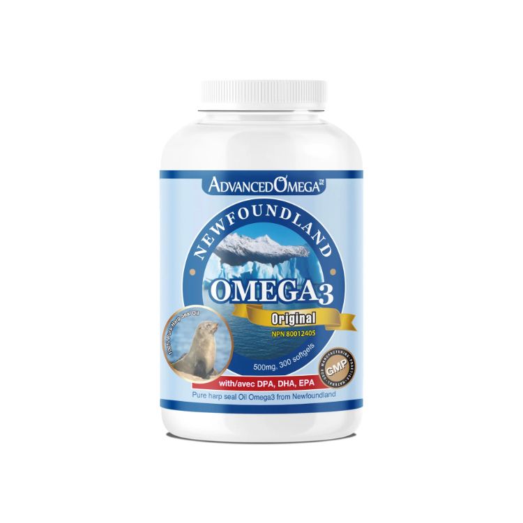 加拿大Advanced Omega 100%纯竖琴海豹油 500mg/300粒 所含EPA/DPA/DHA达同级产品1.3倍 养护心血管 - Advanced Omega | 加拿大生活加