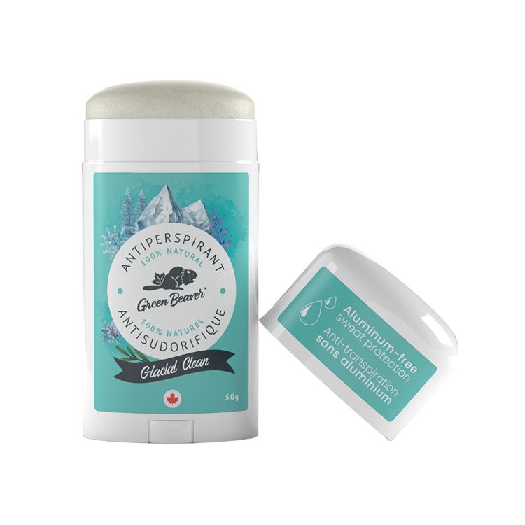 Green Beaver, Natural Aluminum-Free Antiperspirant, Glacial Clean, 50g - Green Beaver | Lifeplus Natural Health