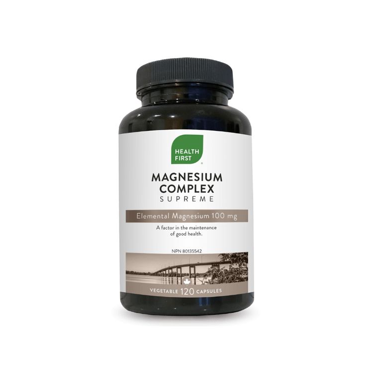 Health First, Magnesium Complex Supreme, 120 Vegetable Capsules - Health First | Lifeplus Natural Health