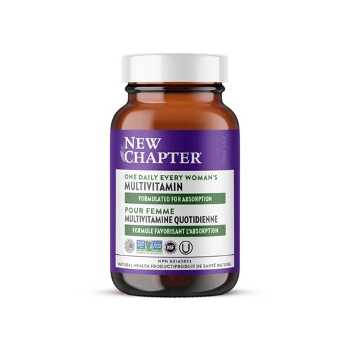 美国New Chapter新章女性有机复合维生素片 每天1粒配方 60片 发酵处理 营养力加倍
