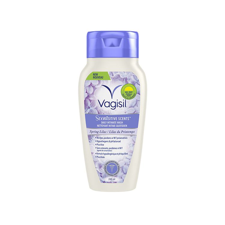 Vagisil, Scentsitive Scents Daily Intimate Wash Spring Lilac, 240 ml