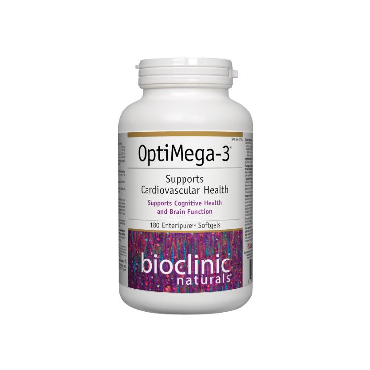 Bioclinic Naturals, OptiMega-3, 180 Enteripure® Softgels - Bioclinic Naturals | Lifeplus Natural Health