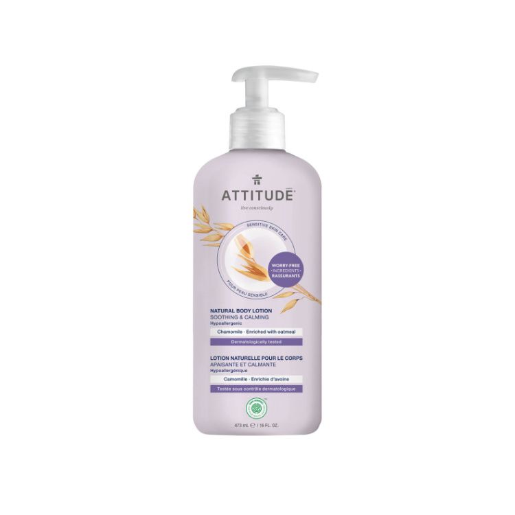 Attitude, Sensitive Skin Soothing and Calming Body Lotion - Chamomile, 473ml