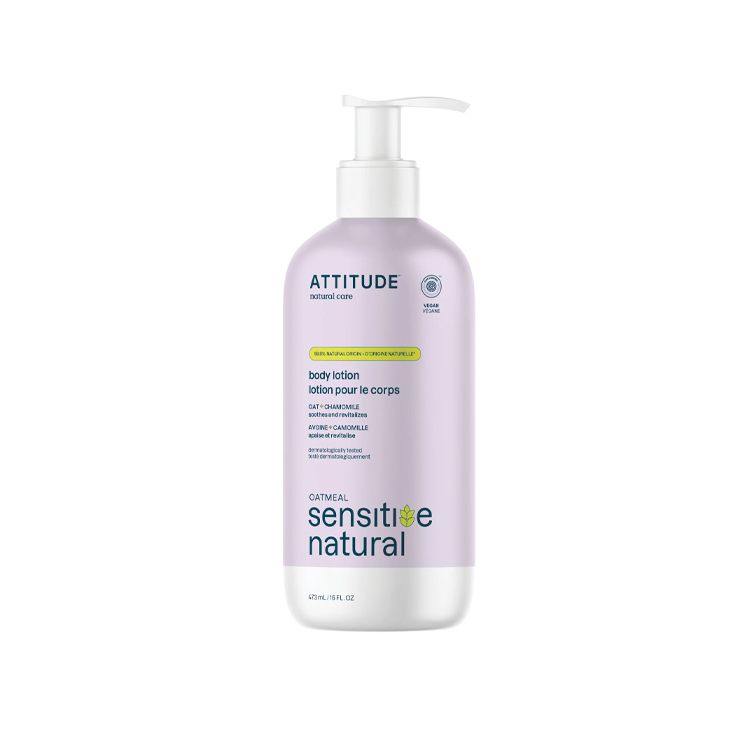 Attitude, Sensitive Skin Soothing and Calming Body Lotion - Chamomile, 473ml