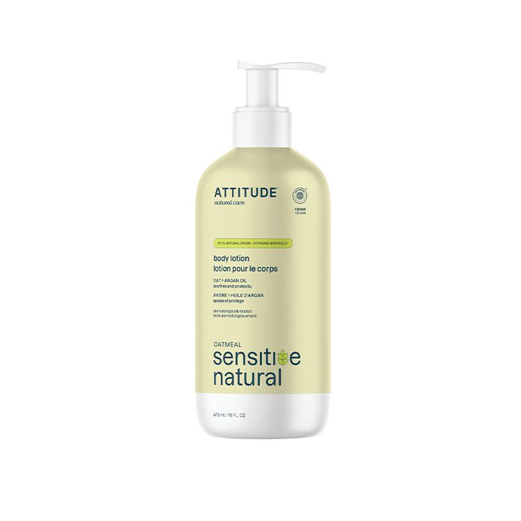 Attitude, Sensitive Skin Moisturize & Repair Dry Skin Body Lotion - Argan Oil, 473ml