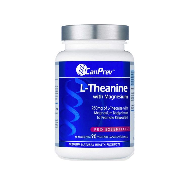 CanPrev, L-Theanine with Magnesium, 90 Capsules