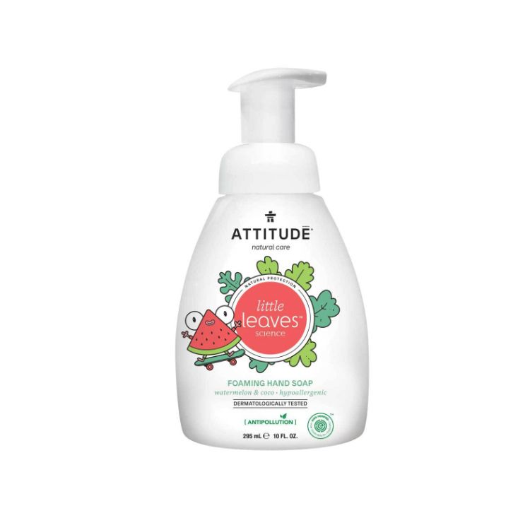 Attitude, Little Leaves Foaming Hand Soap for Kids - Watermelon Coco, 295ml