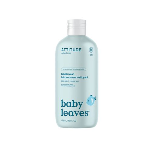 Attitude, Baby Leaves, Bubble Wash, Good Night Almond Milk, 473ml