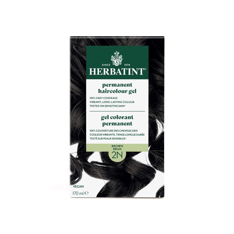 Herbatint Permanent Herbal Haircolor Gel - 2N BROWN