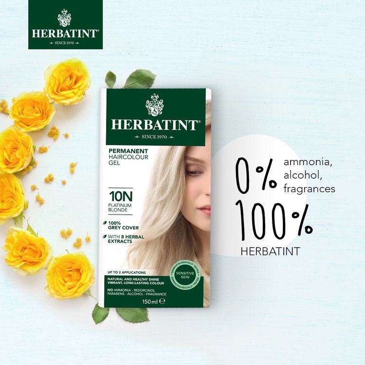 Herbatint Permanent Herbal Haircolor Gel - 2N BROWN