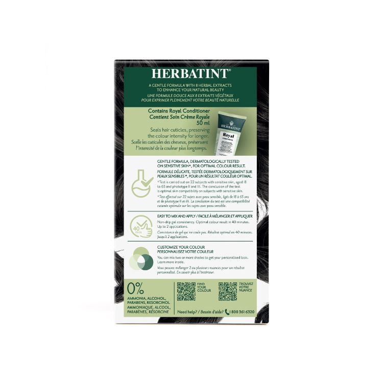 Herbatint Permanent Herbal Haircolor Gel - 2N BROWN