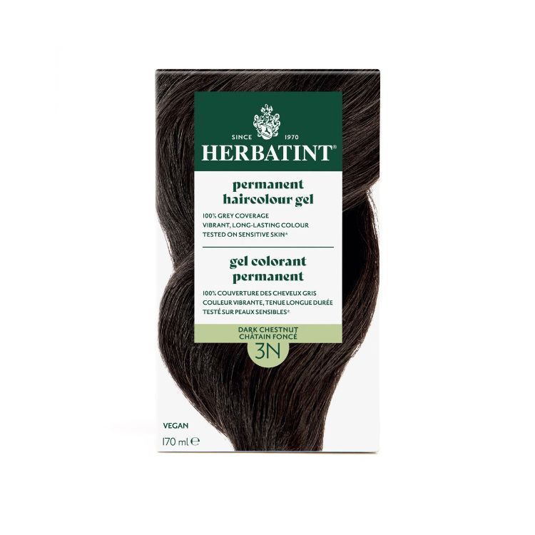 Herbatint Permanent Herbal Haircolor Gel - 3N DARK CHESTNUT