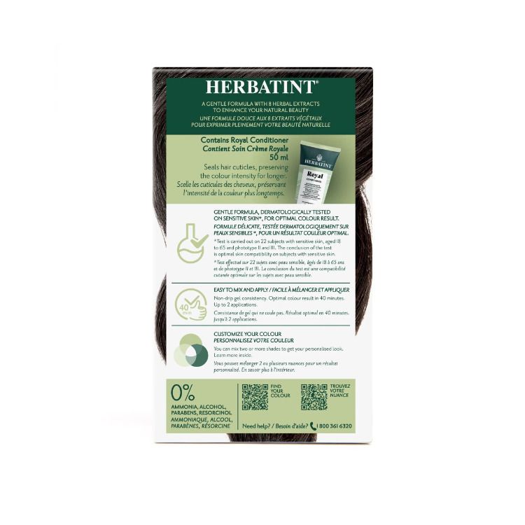 Herbatint Permanent Herbal Haircolor Gel - 3N DARK CHESTNUT