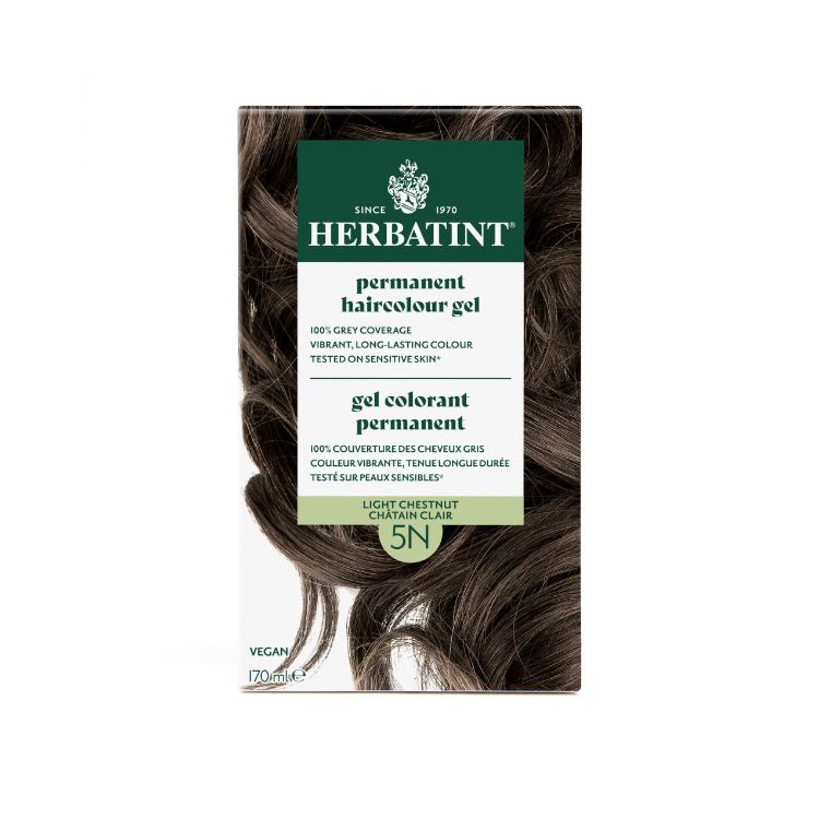 Herbatint Permanent Herbal Haircolor Gel - 5N LIGHT CHESTNUT