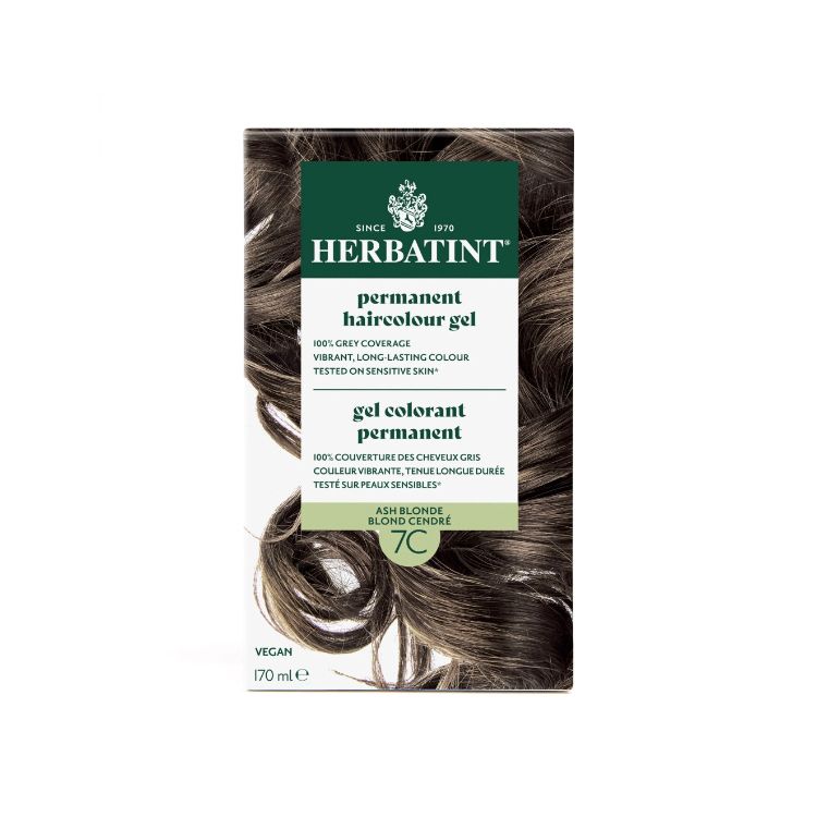 Herbatint Permanent Herbal Haircolor Gel - 7C ASH BLONDE - Herbatint | Lifeplus Natural Health