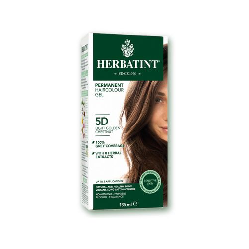Herbatint Permanent Herbal Haircolor Gel - 5D LIGHT GOLDEN CHESTNUT