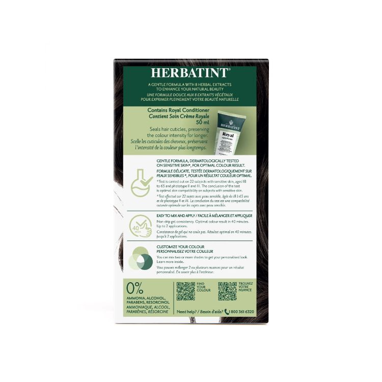 Herbatint Permanent Herbal Haircolor Gel - 4C ASH CHESTUNT - Herbatint | Lifeplus Natural Health