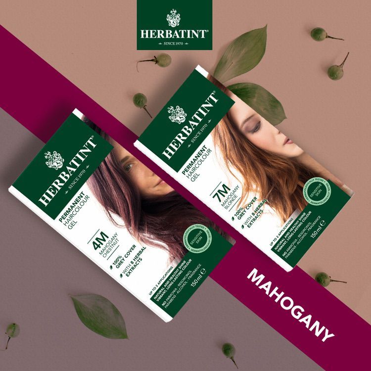 Herbatint Permanent Herbal Haircolor Gel - 4M MAHOGANY CHESTNUT