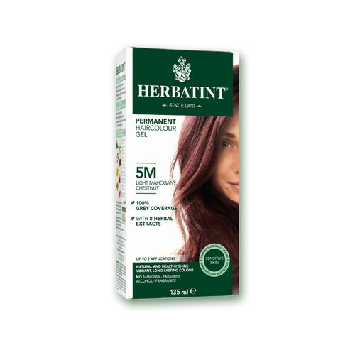 Herbatint Permanent Herbal Haircolor Gel - 5M LIGHT MAHOGANY CHESTNUT