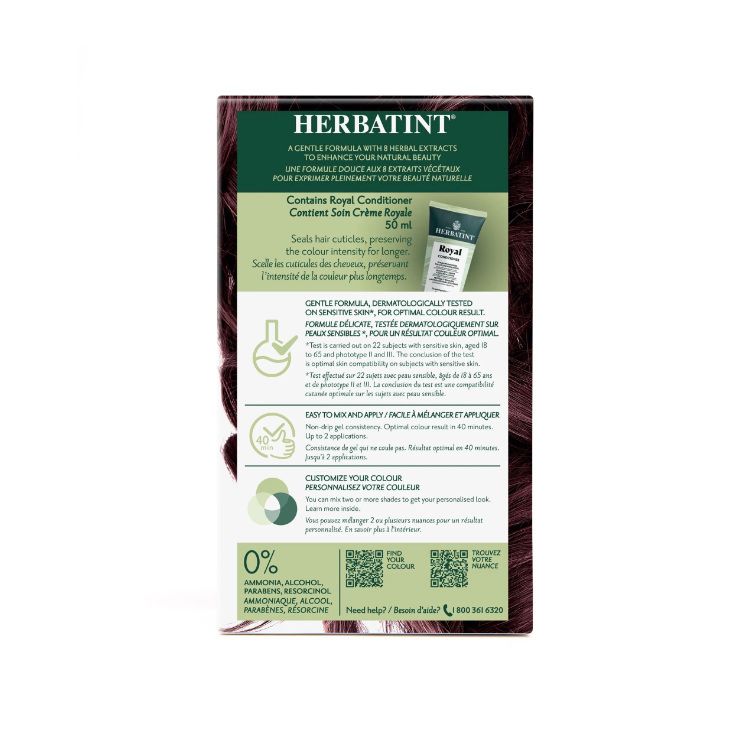 Herbatint Permanent Herbal Haircolor Gel - 5M LIGHT MAHOGANY CHESTNUT