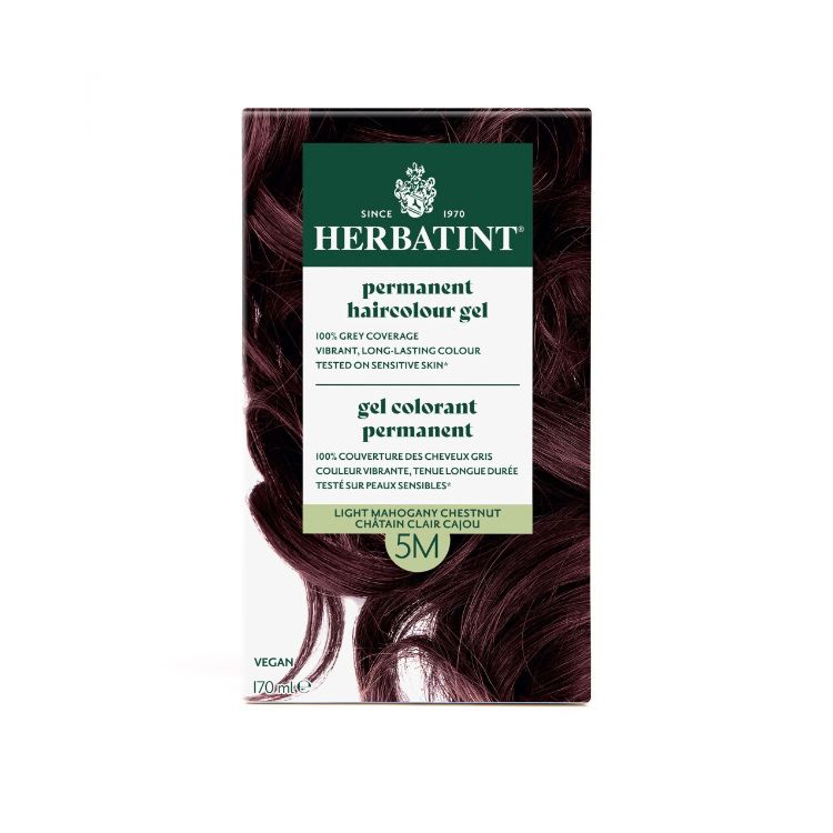 Herbatint Permanent Herbal Haircolor Gel - 5M LIGHT MAHOGANY CHESTNUT