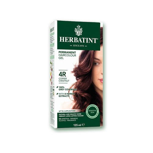 Herbatint Permanent Herbal Haircolor Gel - 4R COPPER CHESTNUT