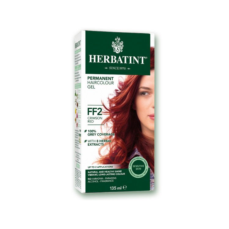 Herbatint Permanent Herbal Haircolor Gel - FF2 CRIMSON RED
