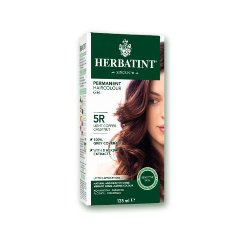 Herbatint Permanent Herbal Haircolor Gel - 5R LIGHT COPPER CHESTNUT