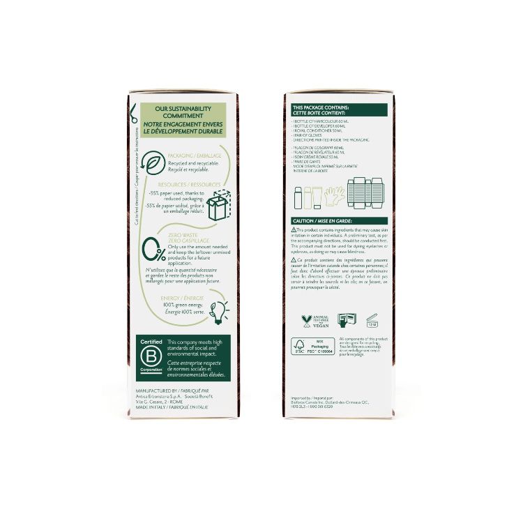 意大利Herbatint荷碧汀天然植物染发剂 5R-LIGHT COPPER CHESTNUT浅铜栗色 40余年无氨植物染发专家 孕妇可用