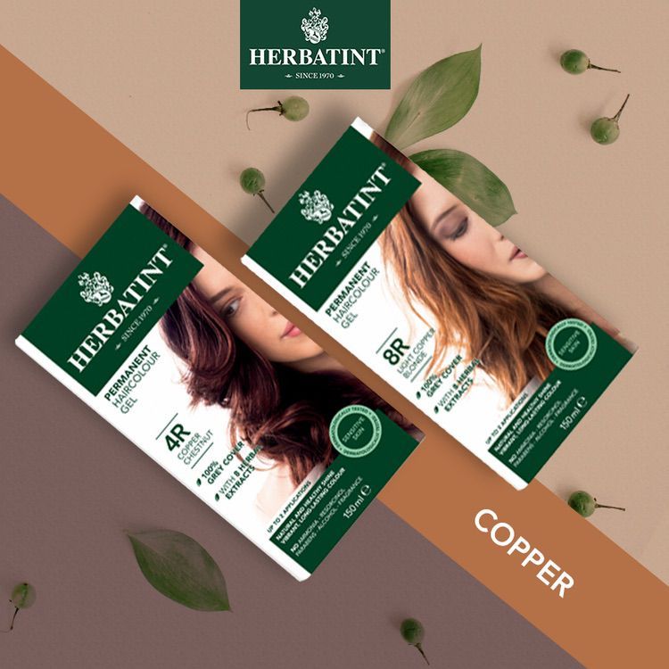 Herbatint Permanent Herbal Haircolor Gel - 8R LIGHT COPPER BLONDE