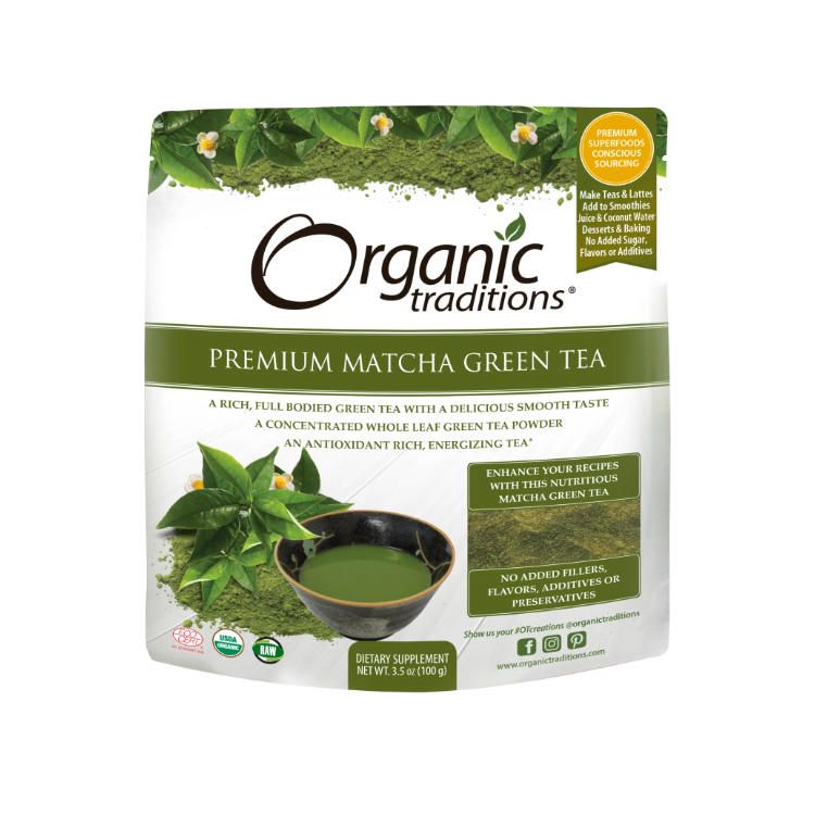 Organic Traditions, Premium Matcha Tea, 100 g