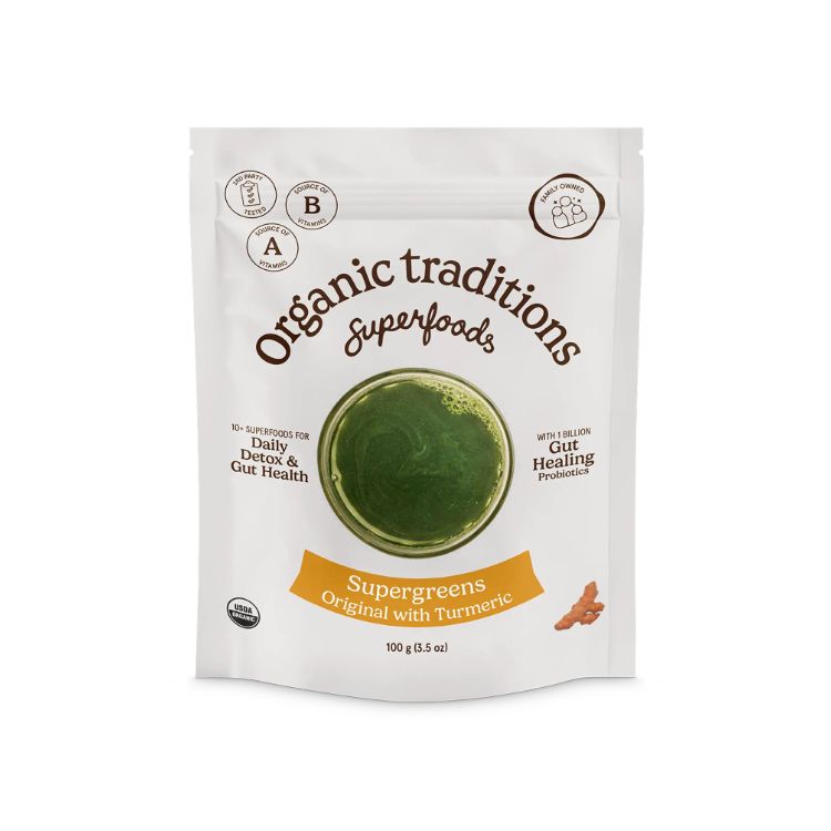 美国Organic Traditions超级有机草本精华益生菌 100克 特别添加姜黄 维护消化系统健康 - Organic Traditions | 加拿大生活加