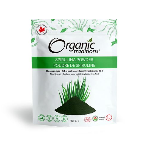 Organic Traditions, Spirulina Powder, 150 g