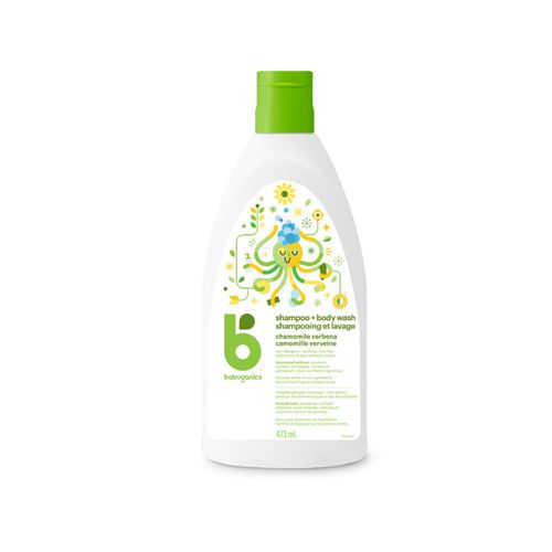 babyganics, shampoo & body wash, Chamomile Verbena, 473 ml