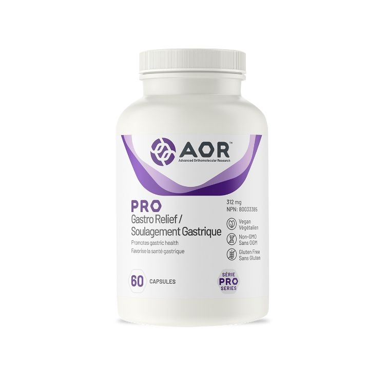 AOR Pro, Gastro Relief, 60 Capsules