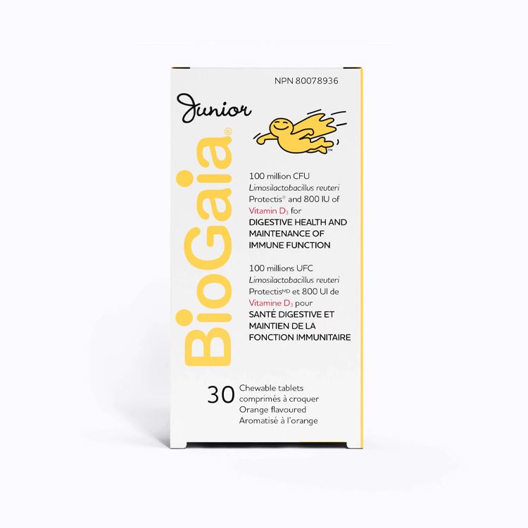 BioGaia, Junior Probiotic Tablets with Vitamin D, 30 Chewable Tablets