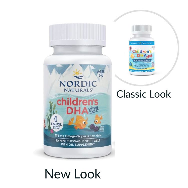 Nordic Naturals, CHILDREN'S DHA XTRA 636mg OMEGA-3, 90 Softgels