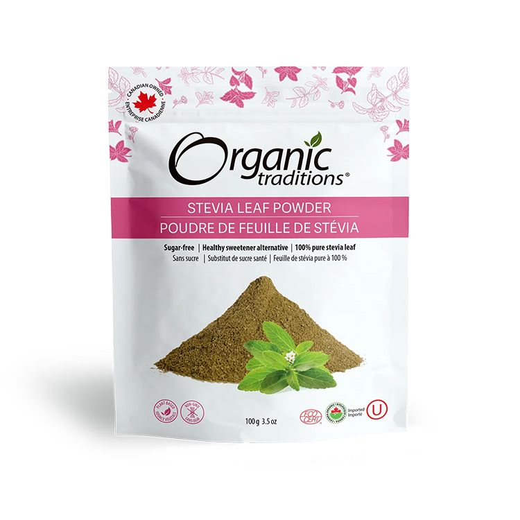 Organic Traditions, Green Leaf Stevia Powder, 100 g