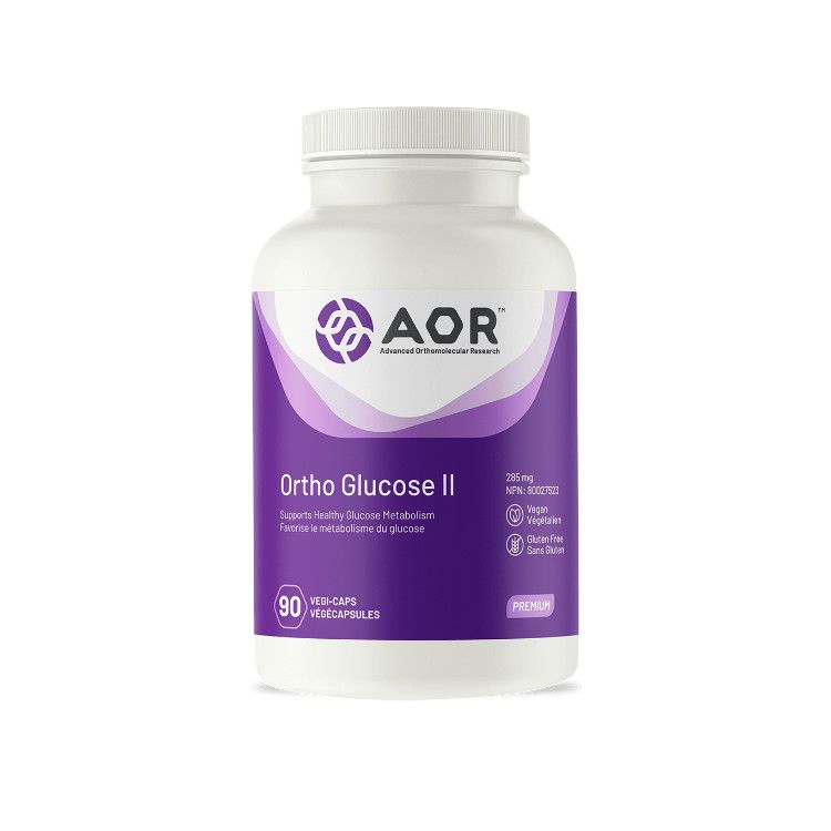 加拿大AOR Ortho Glucose II降糖胶囊 90粒 保持血糖稳定 对抗II型糖尿病