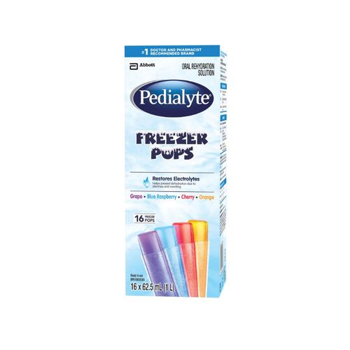 Pedialyte, Freezer Pops Variety Pack, 16 Pops