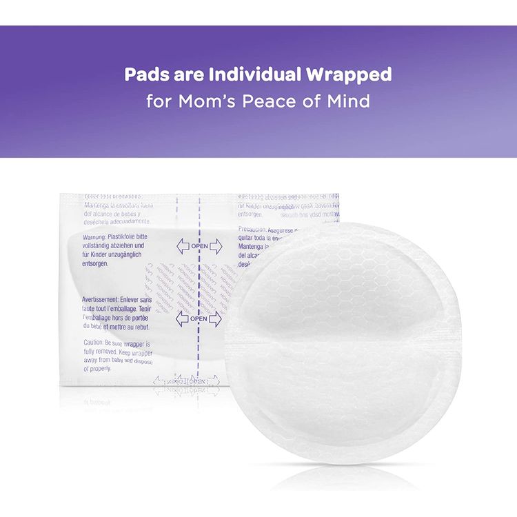 美国Lansinoh兰思诺防溢乳垫60片 独立包装防漏乳贴
