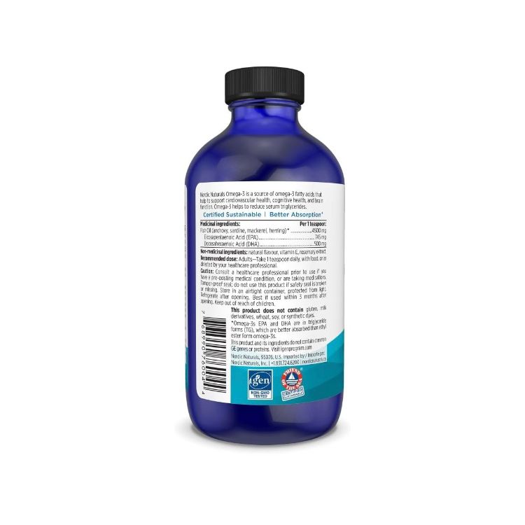 Nordic Naturals, Omega-3 Liquid, 237 mL