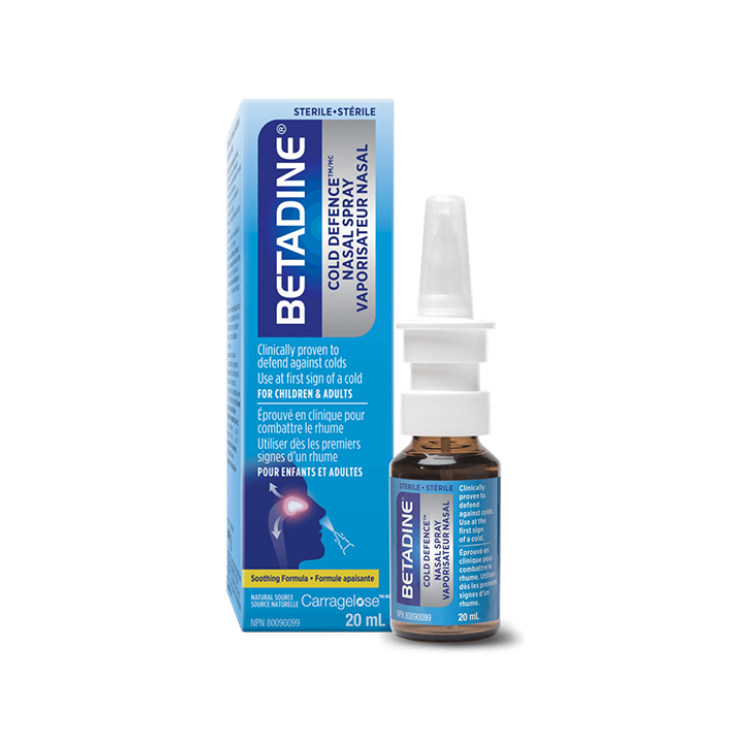 [Limit 3] Betadine, Cold Defence Nasal Spray, 20ml